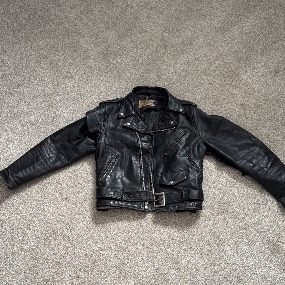 Schott NYC Black Leather Perfecto Jacket